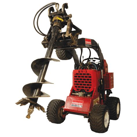 mini excavator auger rental|mini ex post hole digger.